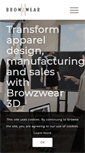 Mobile Screenshot of browzwear.com
